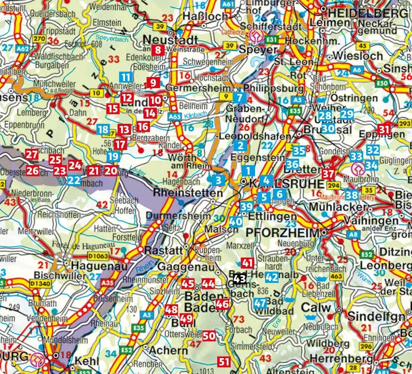 Bild: 9783763314201 | Rund um Karlsruhe | Albrecht Ritter | Taschenbuch | 216 S. | Deutsch
