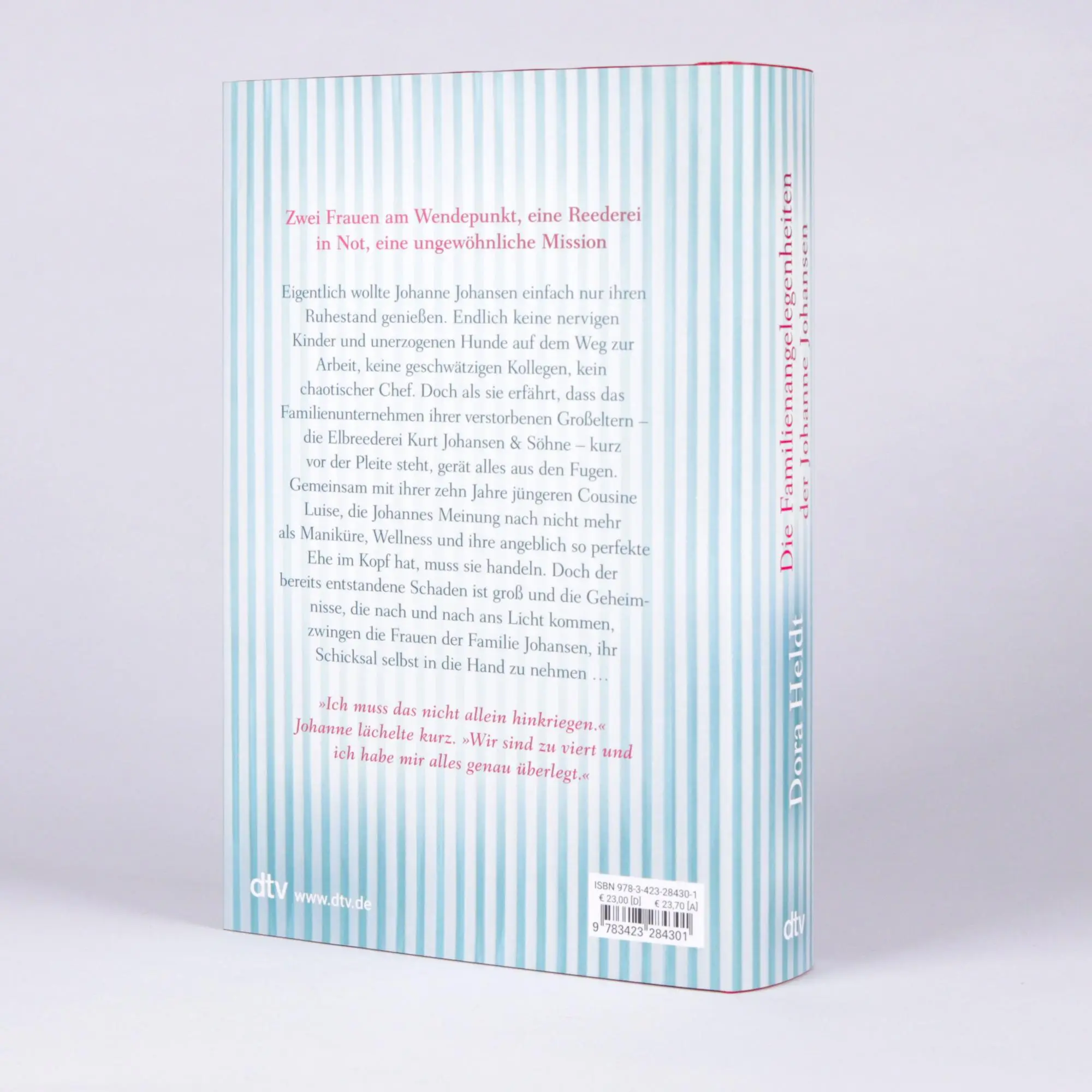 Bild: 9783423284301 | Die Familienangelegenheiten der Johanne Johansen | Dora Heldt | Buch