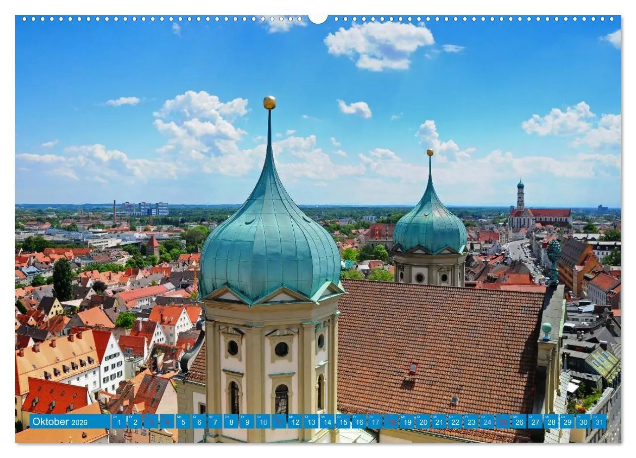 Bild: 9783516104301 | Augsburg und Umgebung (hochwertiger Premium Wandkalender 2026 DIN...