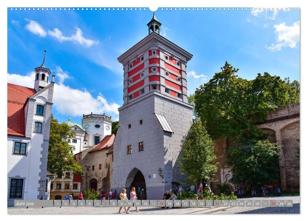 Bild: 9783516104301 | Augsburg und Umgebung (hochwertiger Premium Wandkalender 2026 DIN...