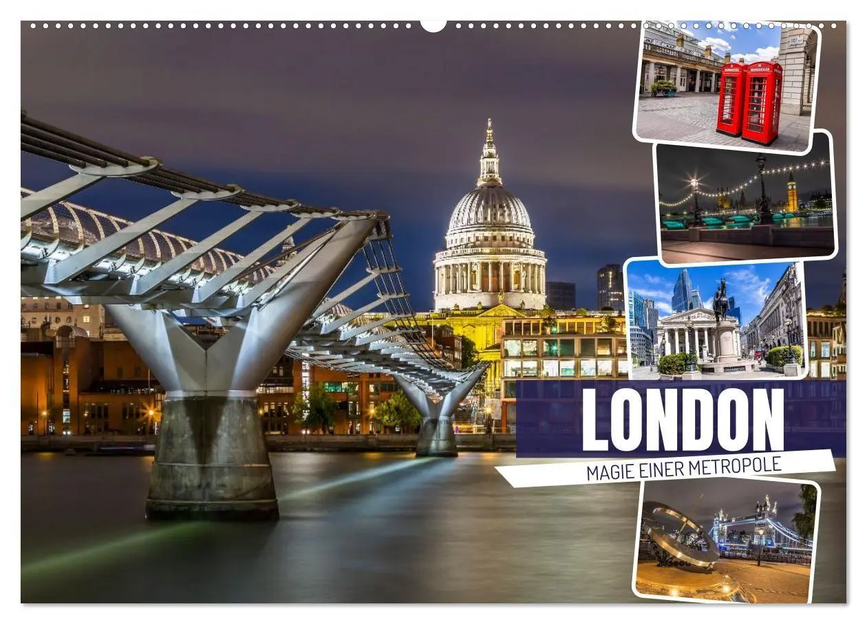 Cover: 9783516654301 | LONDON Magie einer Metropole (Wandkalender 2026 DIN A2 quer),...