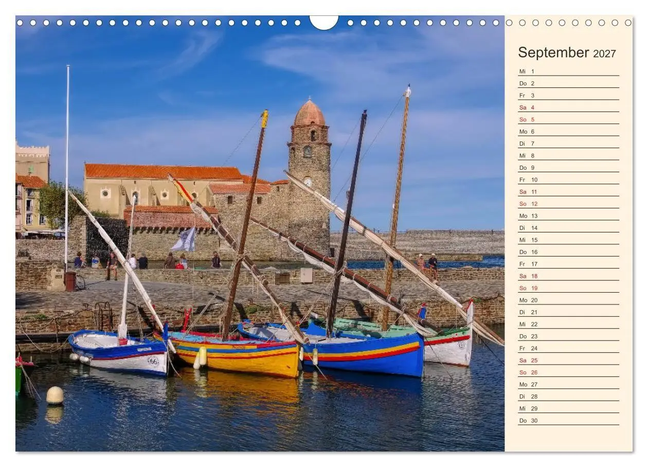 Bild: 9783569814301 | Collioure - Perle der Cote Vermeille (Wandkalender 2027 DIN A3...
