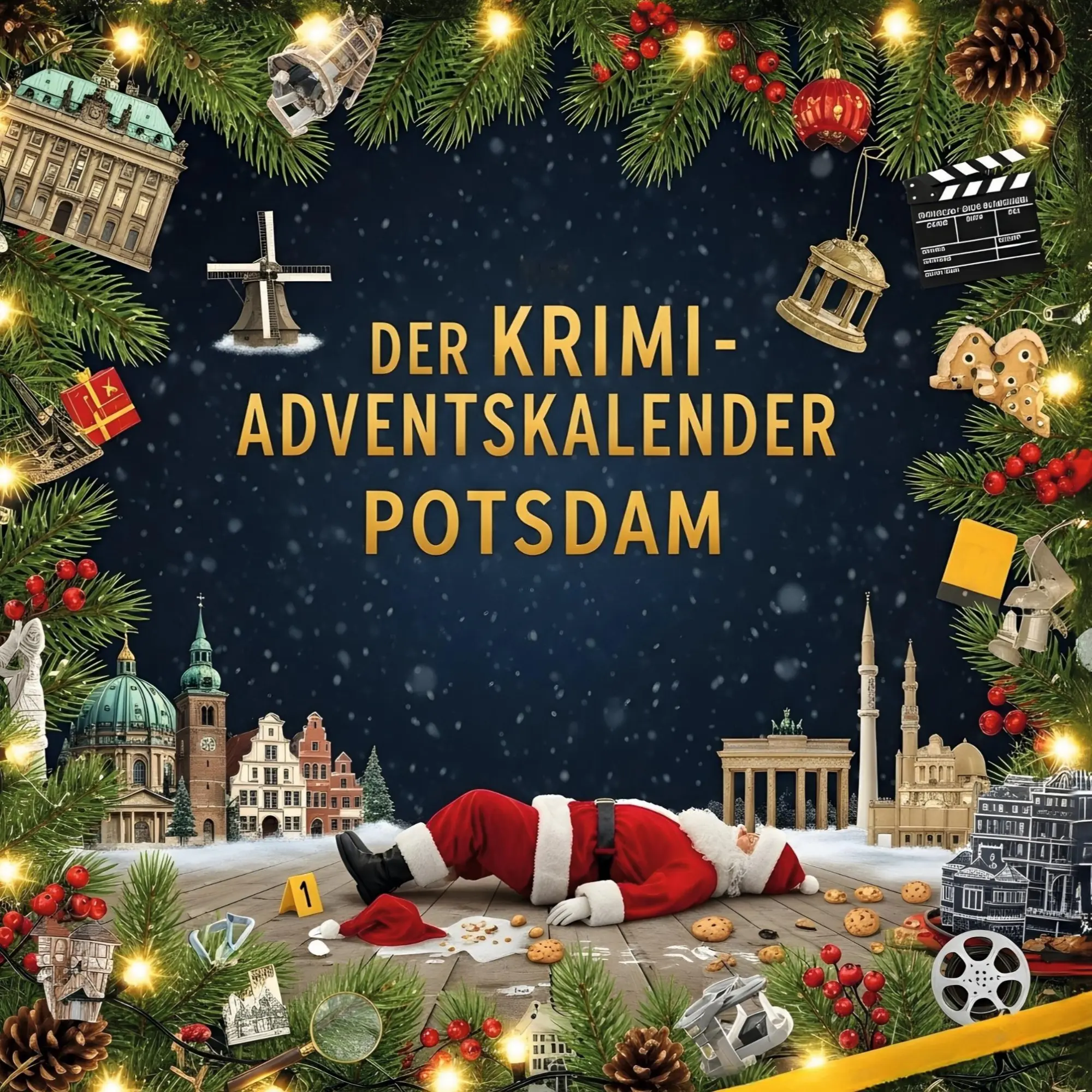 Cover: 9783695304301 | Der Krimi-Adventskalender Potsdam | Mordsverdächtig in 24 Akten | Buch