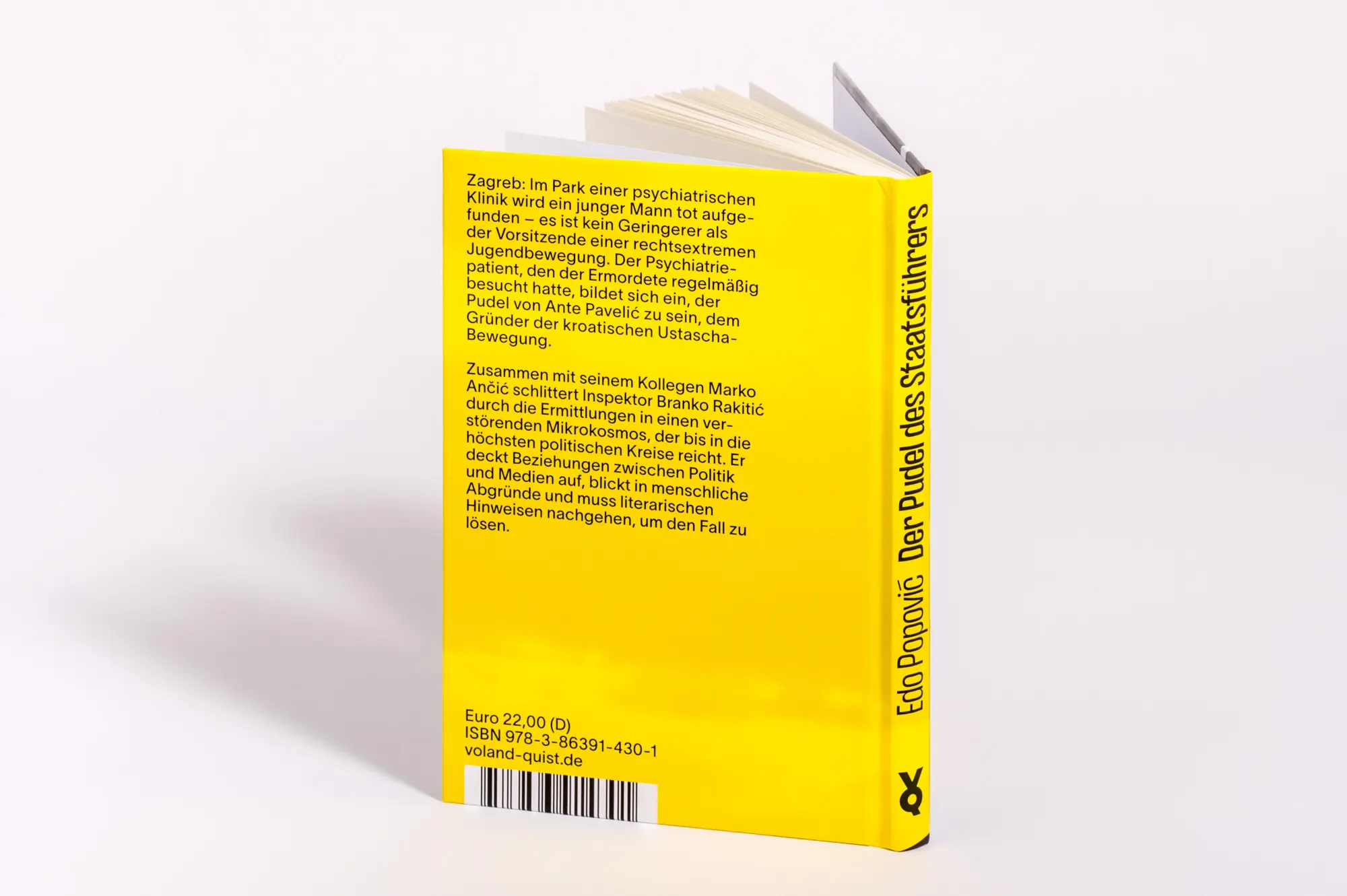 Rückseite: 9783863914301 | Der Pudel des Staatsführers | Edo Popovic | Buch | 144 S. | Deutsch