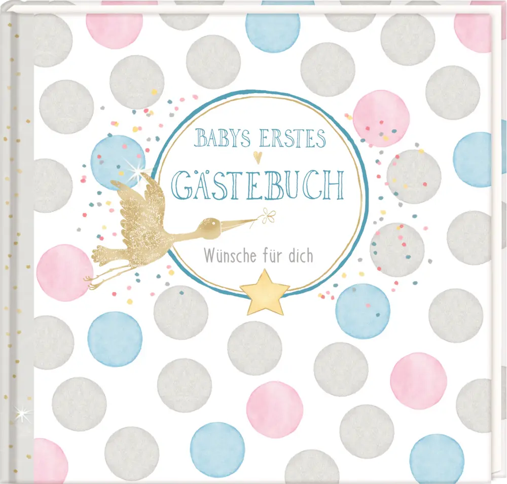 Cover: 4050003944401 | Gästebuch - Baby Shower - Babys erstes Gästebuch | Wünsche für dich