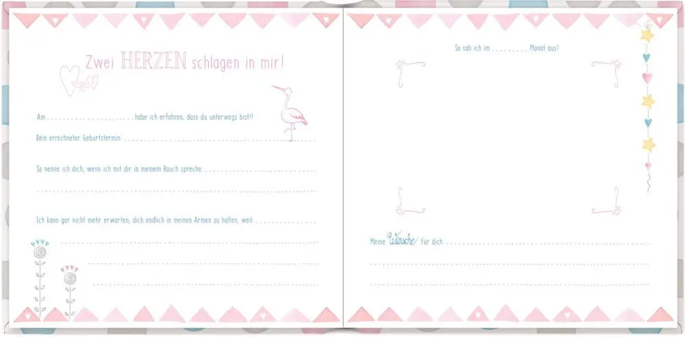 Bild: 4050003944401 | Gästebuch - Baby Shower - Babys erstes Gästebuch | Wünsche für dich