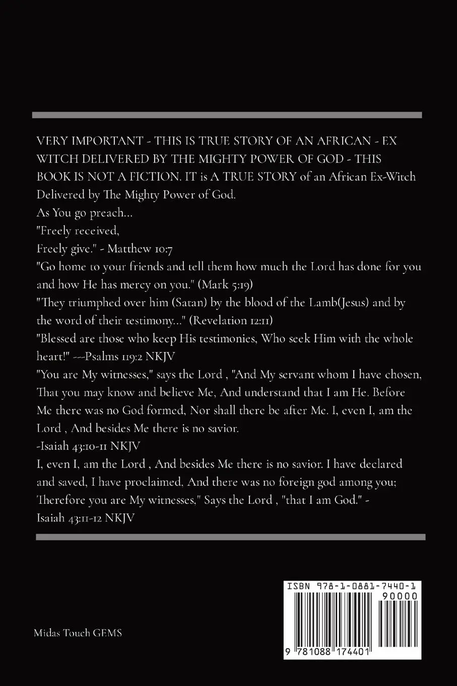 Rückseite: 9781088174401 | Delivered From the Power of Darkness | Emmanuel Eni | Taschenbuch
