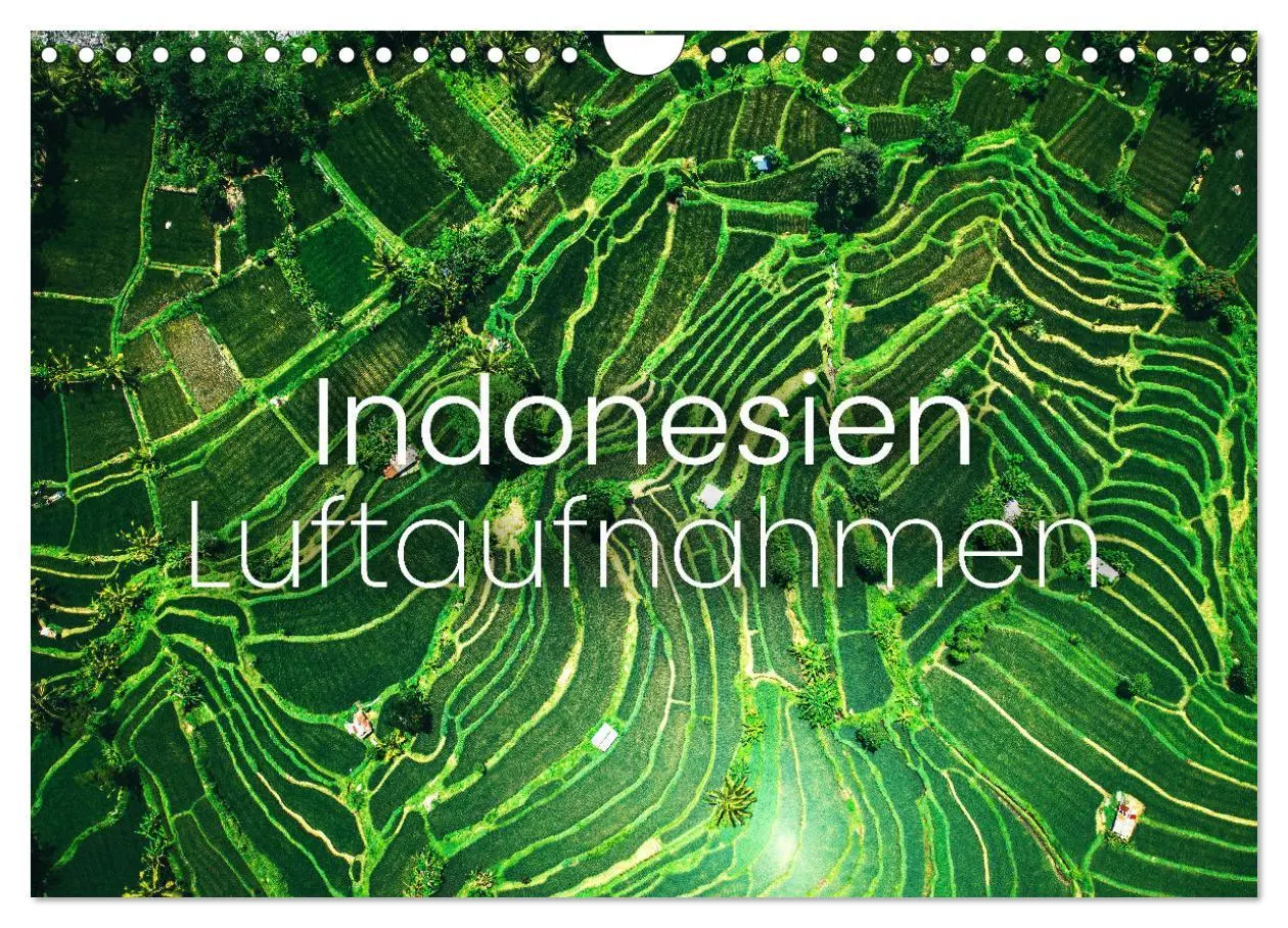 Cover: 9783457554401 | Indonesien Luftaufnahmen (Wandkalender 2026 DIN A4 quer), CALVENDO...