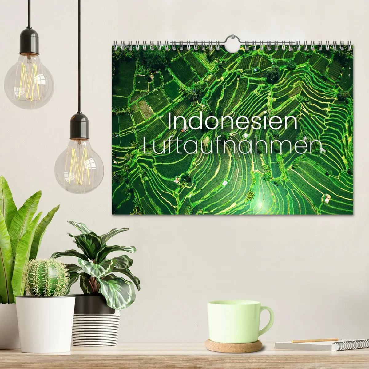 Bild: 9783457554401 | Indonesien Luftaufnahmen (Wandkalender 2026 DIN A4 quer), CALVENDO...