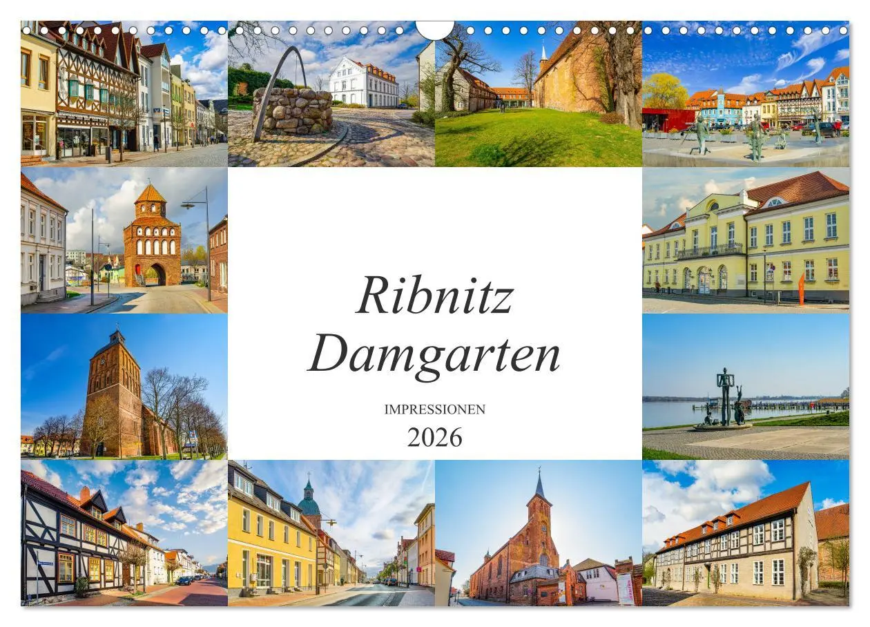 Cover: 9783457794401 | Ribnitz Damgarten Impressionen (Wandkalender 2026 DIN A3 quer),...