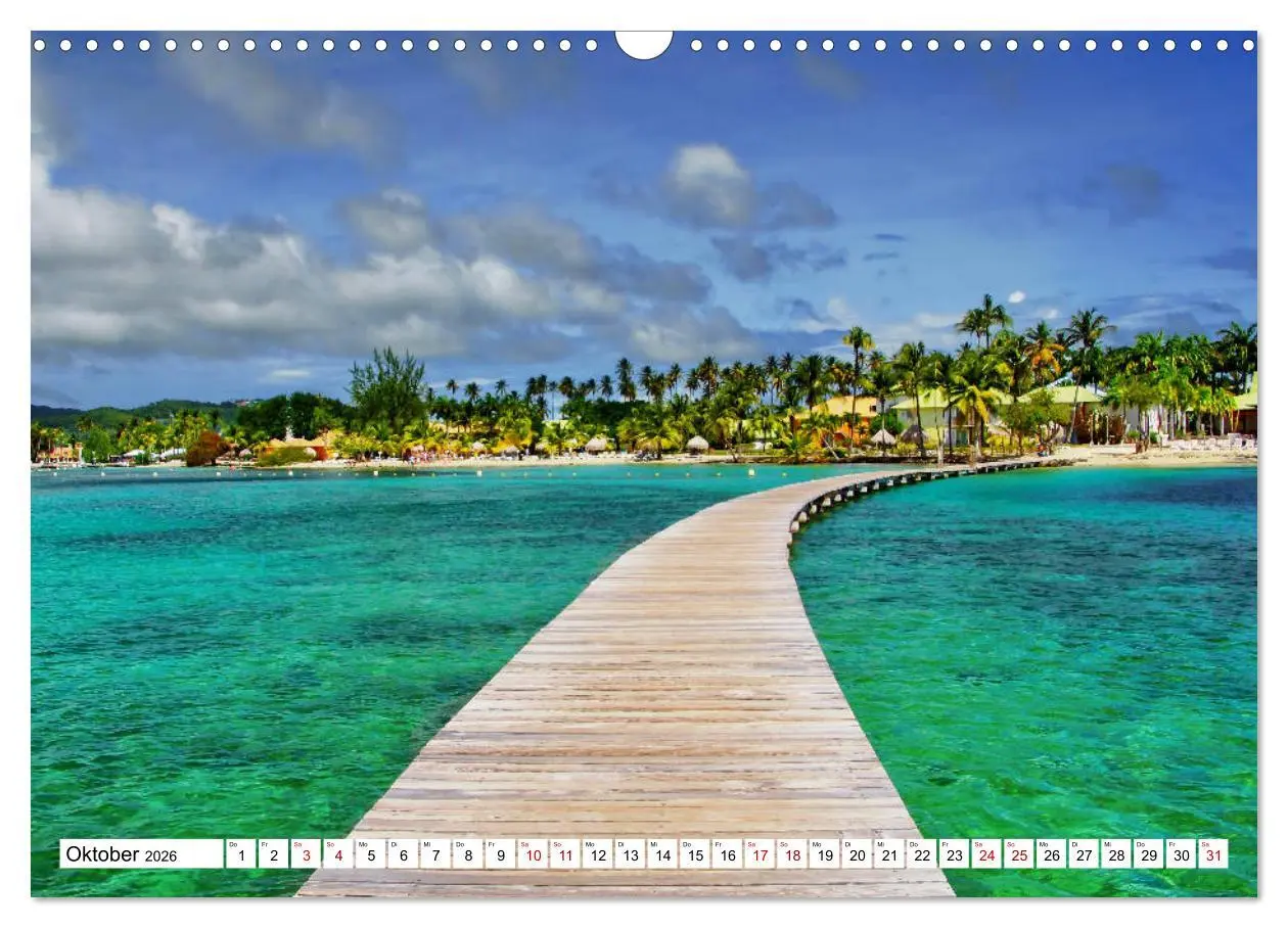 Bild: 9783457864401 | Martinique, die Traumstrände (Wandkalender 2026 DIN A3 quer),...
