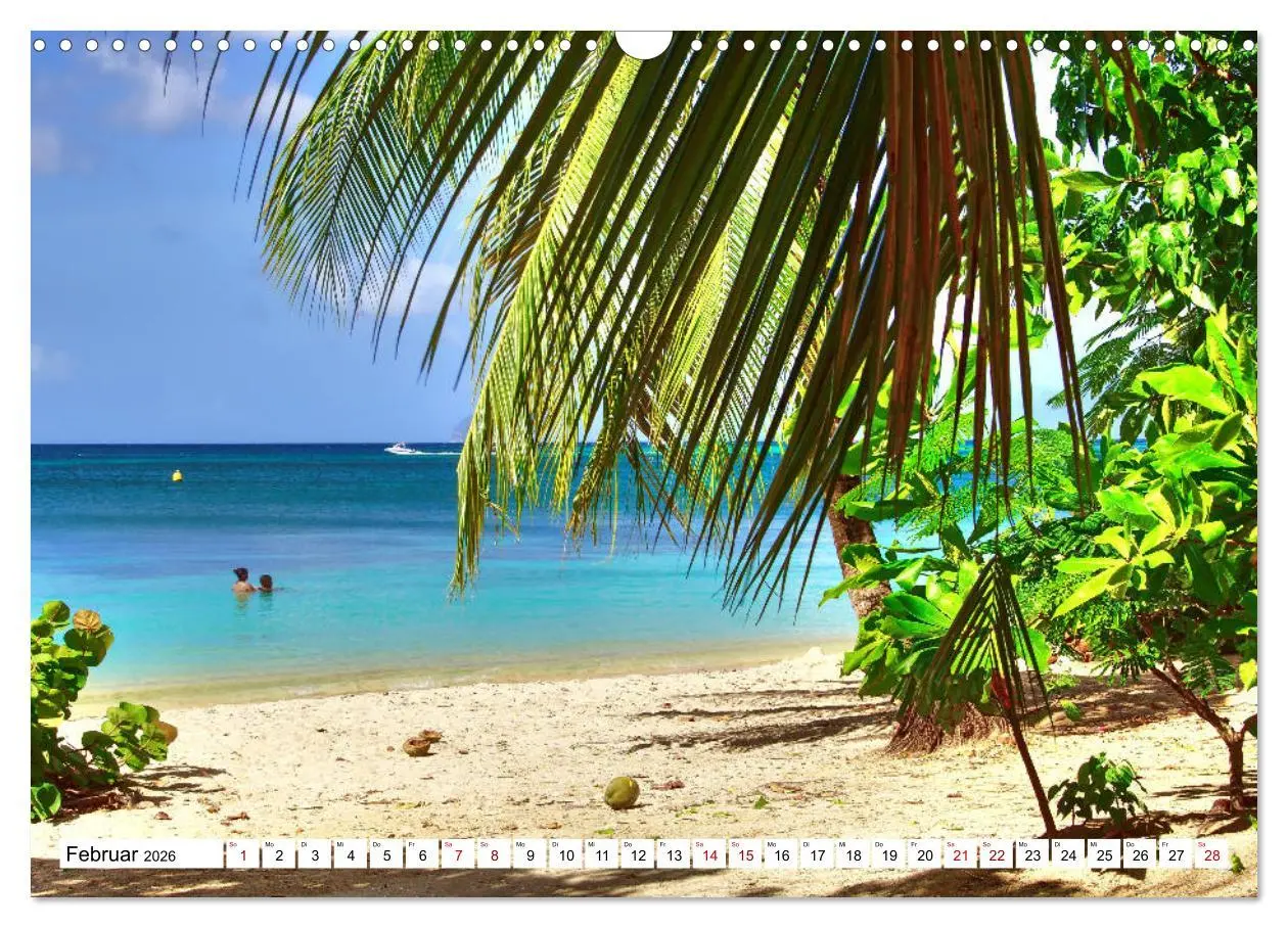 Bild: 9783457864401 | Martinique, die Traumstrände (Wandkalender 2026 DIN A3 quer),...