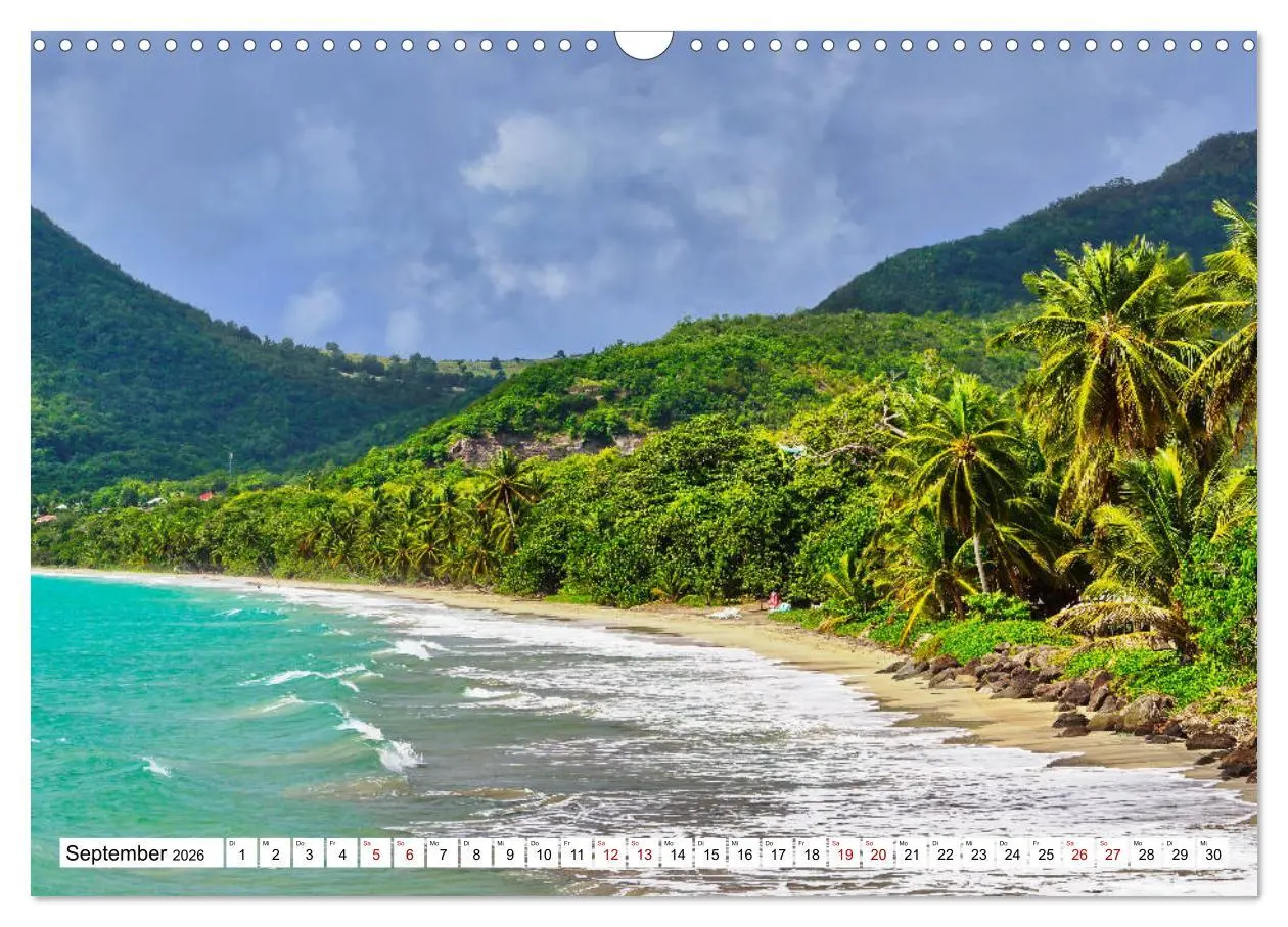 Bild: 9783457864401 | Martinique, die Traumstrände (Wandkalender 2026 DIN A3 quer),...