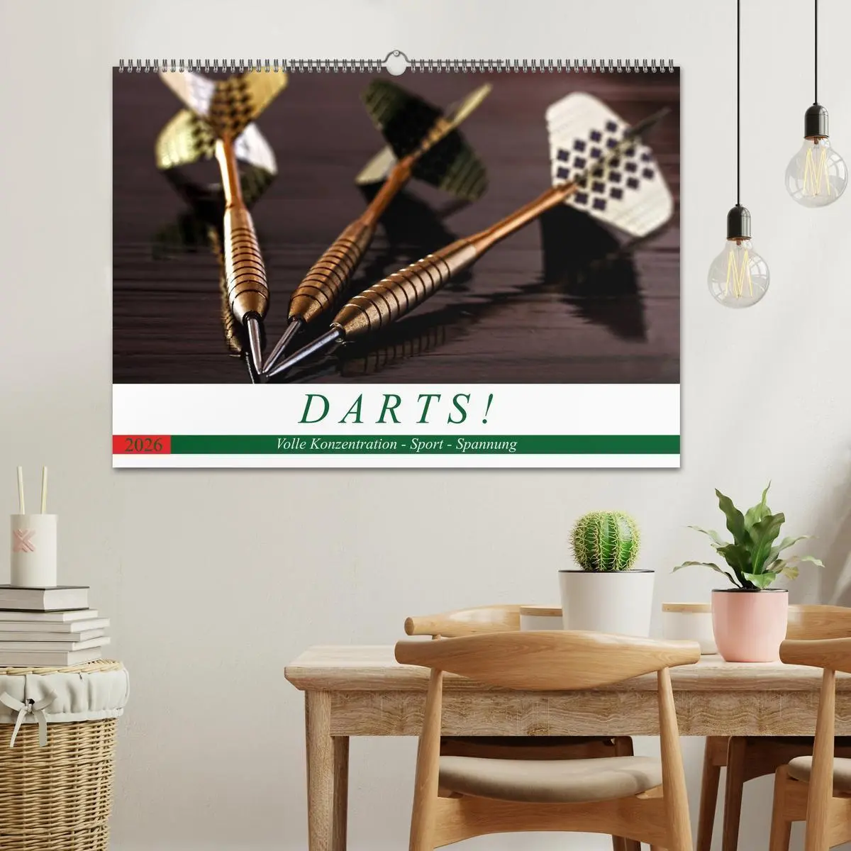Bild: 9783457934401 | Darts. Konzentration - Sport - Spannung (Wandkalender 2026 DIN A2...