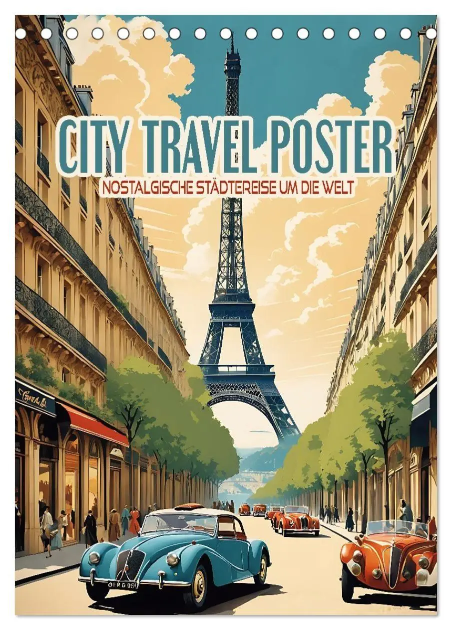 Cover: 9783516954401 | City Travel Poster - nostalgische Städtereise um die Welt...