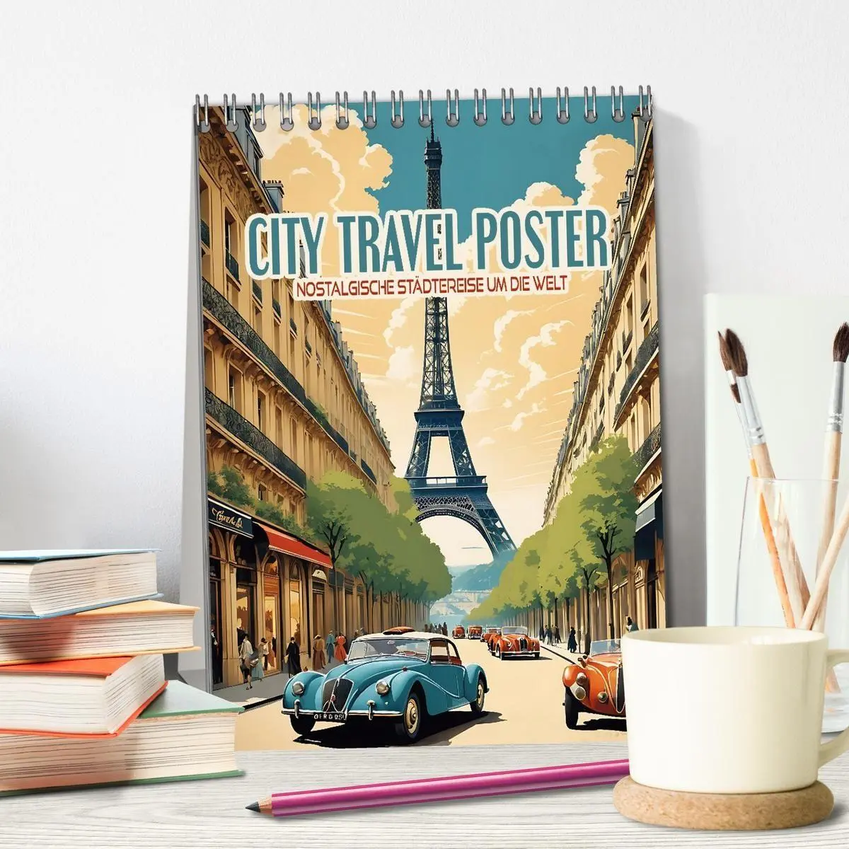 Bild: 9783516954401 | City Travel Poster - nostalgische Städtereise um die Welt...