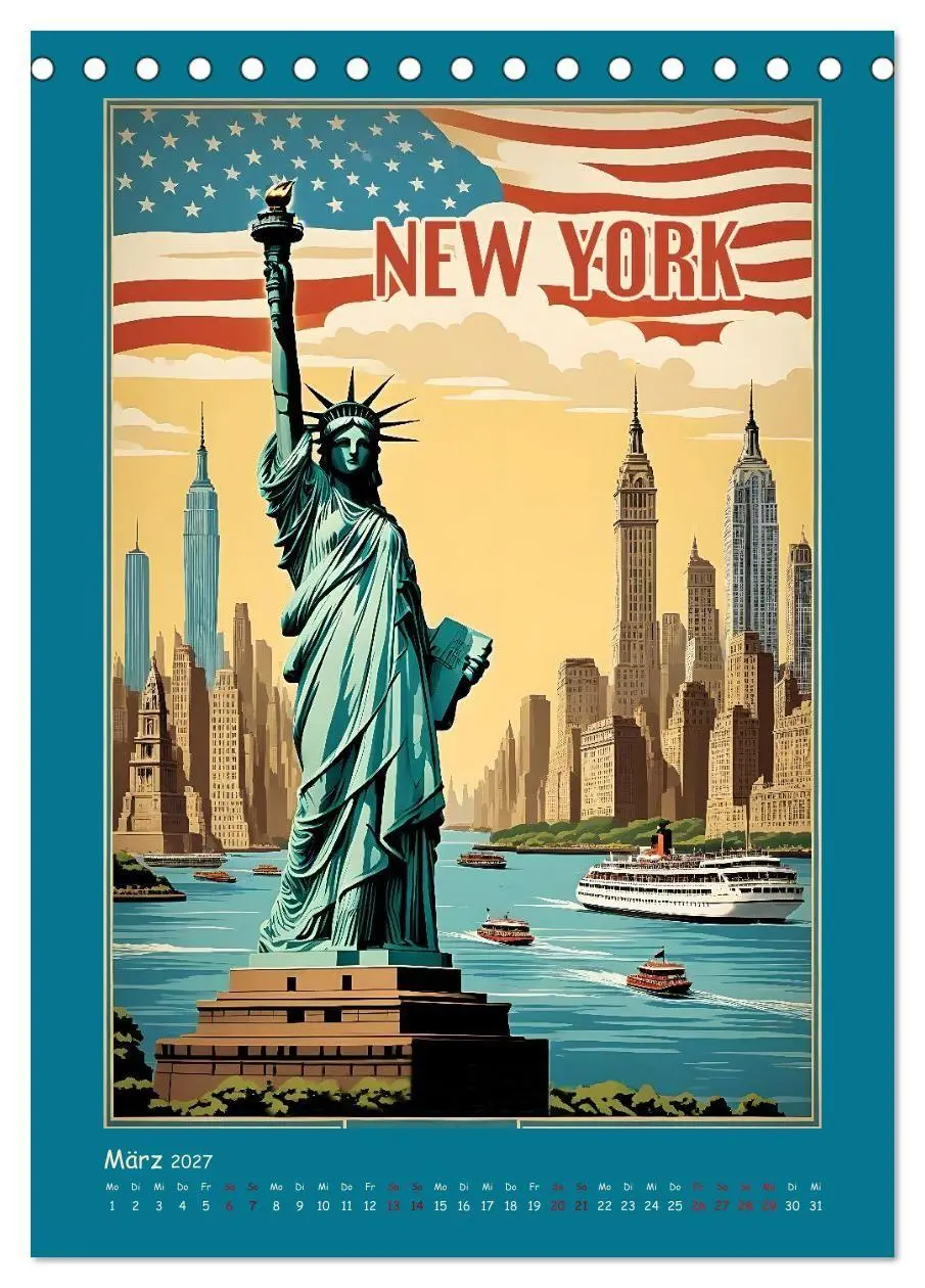 Bild: 9783516954401 | City Travel Poster - nostalgische Städtereise um die Welt...