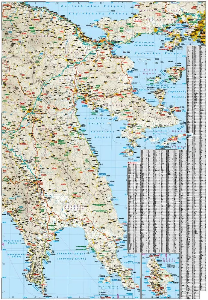 Bild: 9783831774401 | Reise Know-How Landkarte Peloponnese / Peloponnes (1:200.000) | Rump