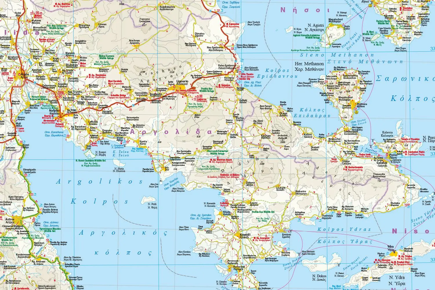 Bild: 9783831774401 | Reise Know-How Landkarte Peloponnese / Peloponnes (1:200.000) | Rump
