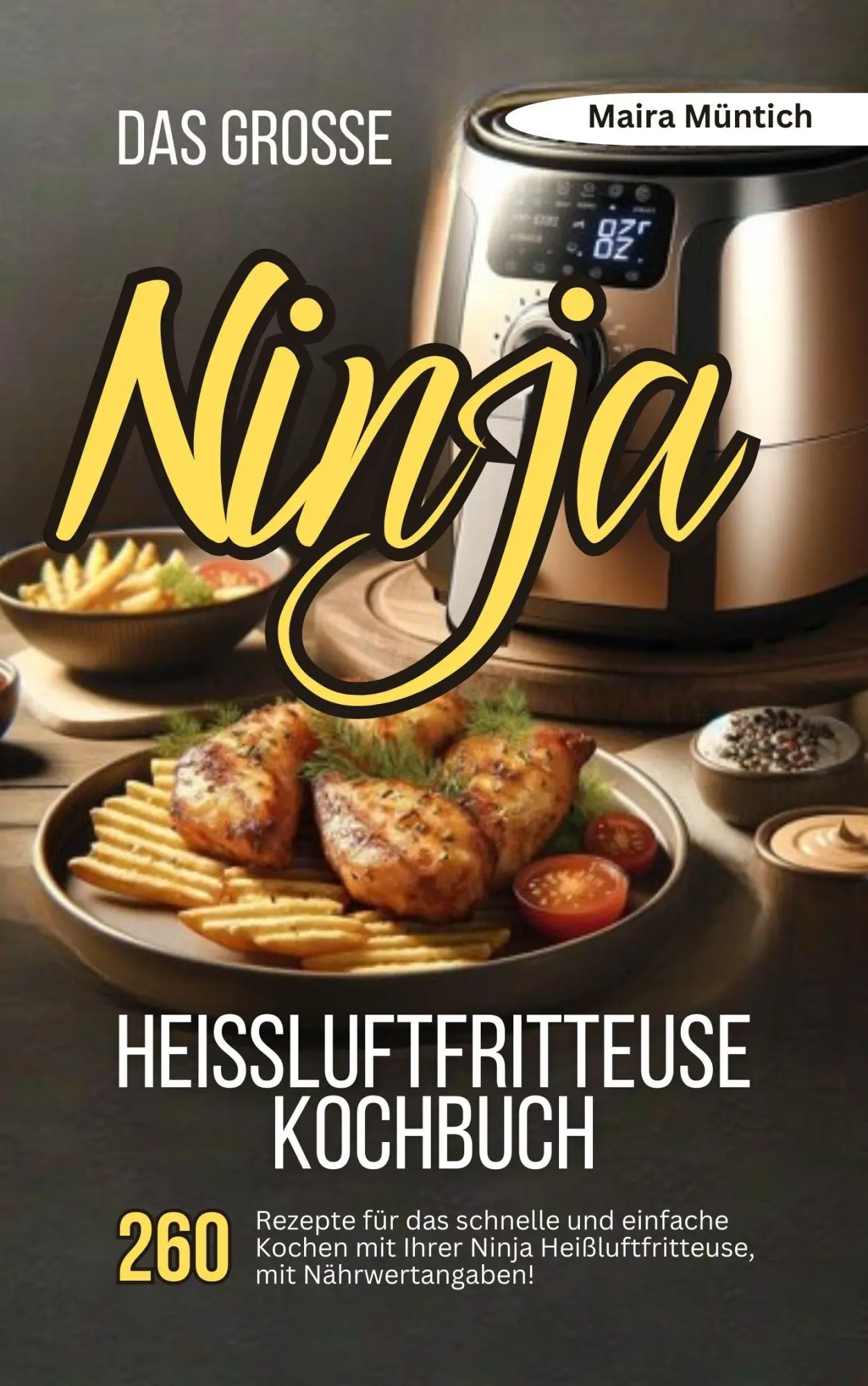 Cover: 9783989354401 | Das große Ninja Heißluftfritteuse Kochbuch | Maira Müntich | Buch