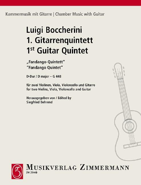 Cover: 9790010254401 | Erstes Gitarrenquintett | Siegfried Behrend | Broschüre | 44 S. | 1984