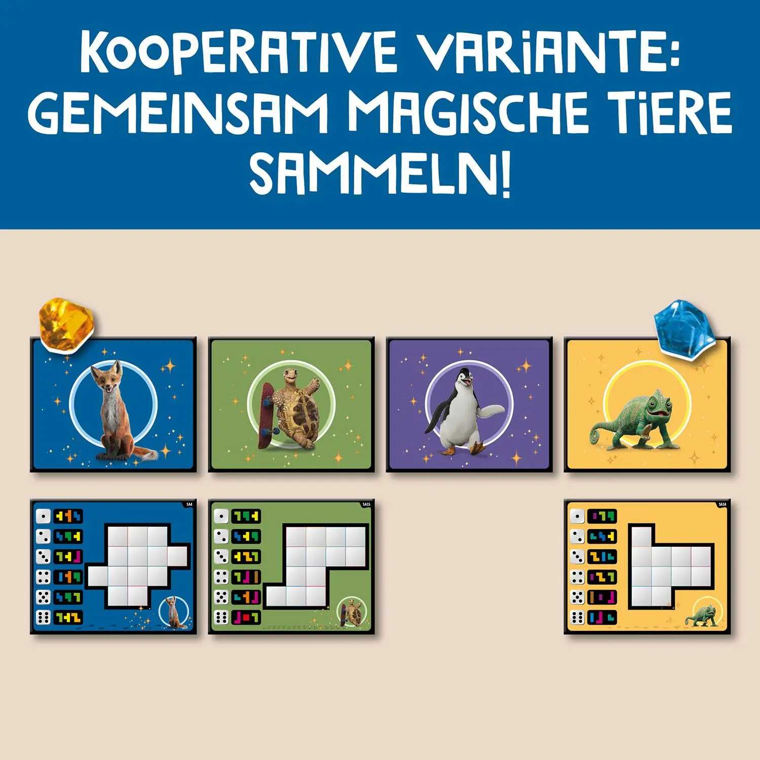 Bild: 4002051684501 | Ubongo Schule der magischen Tiere | Spiel | Grzegorz Rejchtman | Spiel
