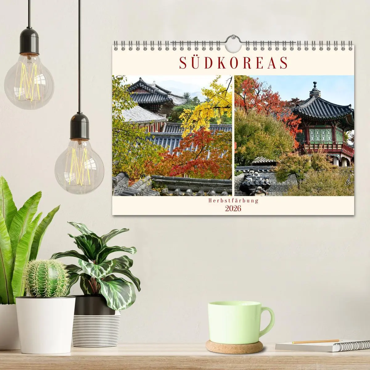 Bild: 9783457304501 | Südkoreas Herbstfärbung (Wandkalender 2026 DIN A4 quer), CALVENDO...