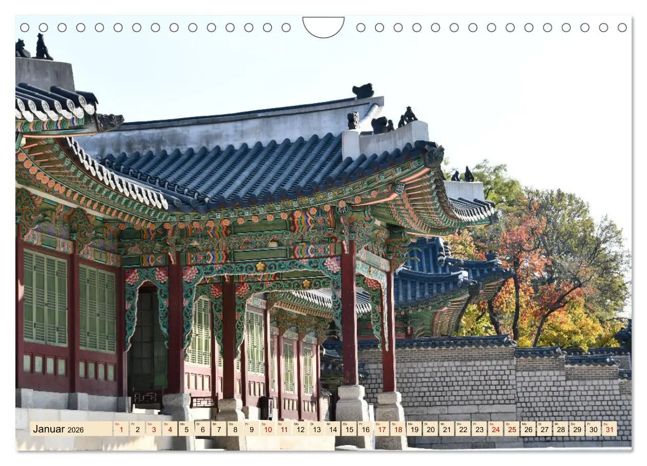 Bild: 9783457304501 | Südkoreas Herbstfärbung (Wandkalender 2026 DIN A4 quer), CALVENDO...