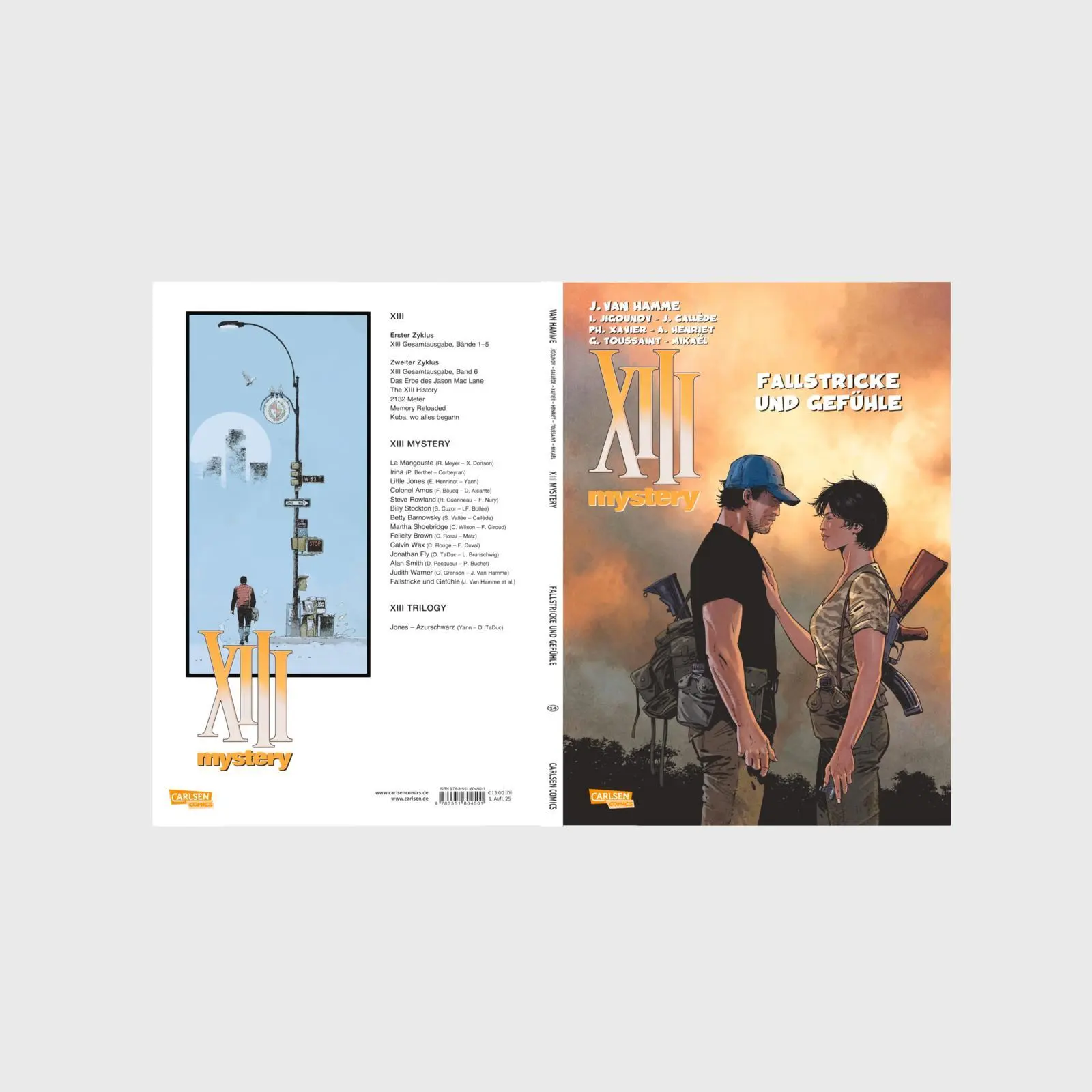 Bild: 9783551804501 | XIII Mystery 14: Fallstricke und Gefühle | Jean Van Hamme | Buch