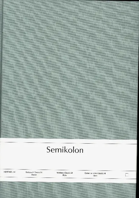 Cover: 4004117594601 | Semikolon Notizbuch Classic A4 blanko moss | Buch | Deutsch | 2021