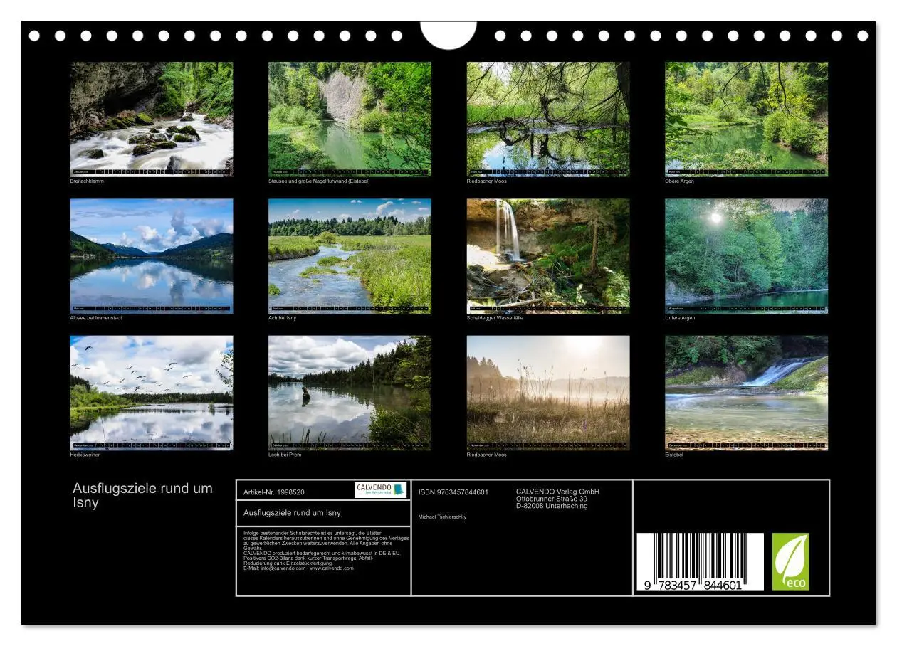 Bild: 9783457844601 | Ausflugsziele rund um Isny (Wandkalender 2026 DIN A4 quer),...