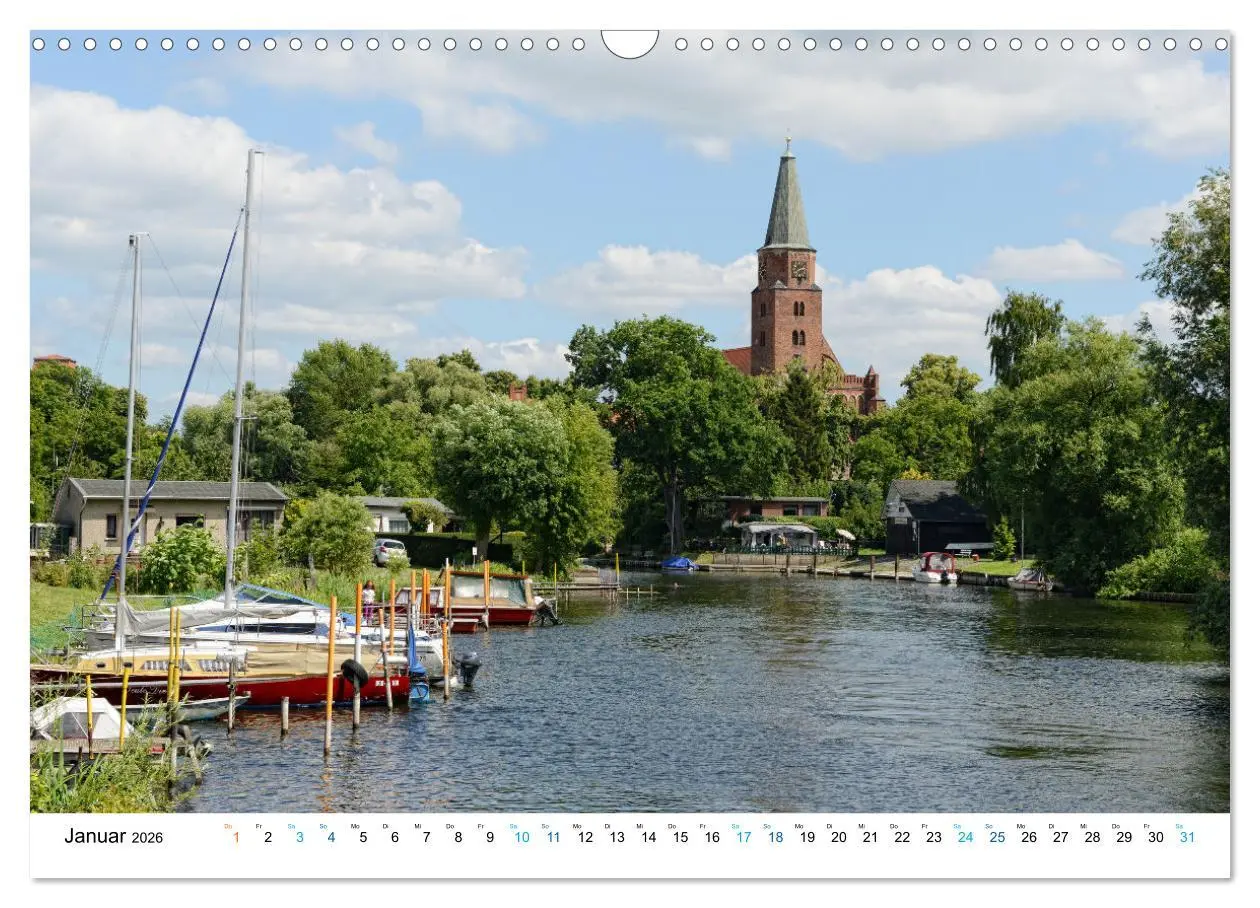 Bild: 9783457914601 | Die Havel entlang - Brandenburg, Rathenow, Havelberg (Wandkalender...