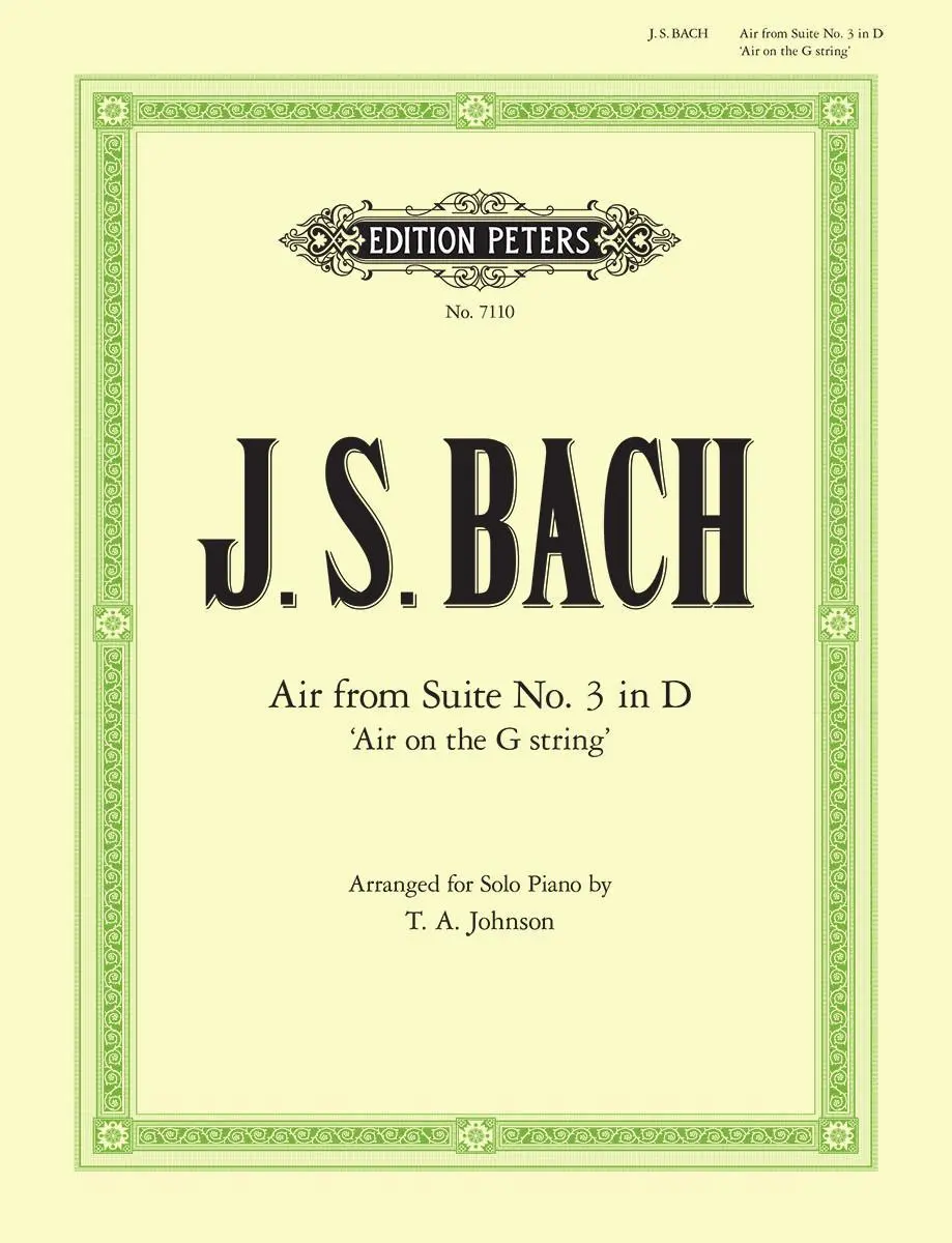 Cover: 9790014054601 | Air D-Dur "Air on the G String" | Taschenbuch | Edition Peters | 2002