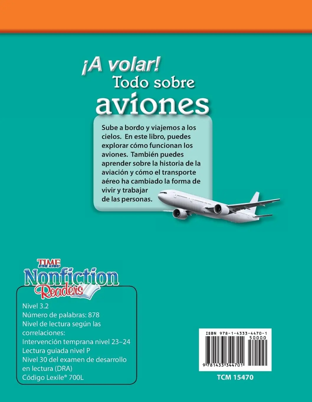 Rückseite: 9781433344701 | ¡A volar! Todo sobre aviones (Take Off! All About Airplanes)...