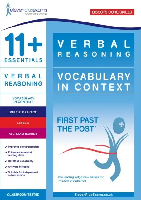 Cover: 9781912364701 | 11+ Essentials Verbal Reasoning: Vocabulary in Context Level 3 | Buch