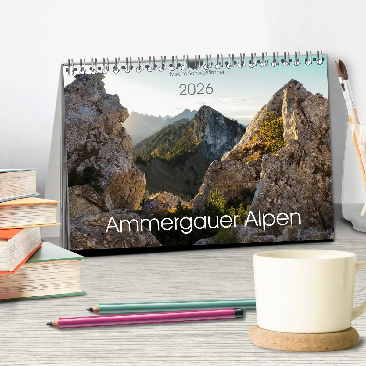 Bild: 9783457694701 | Ammergauer Alpen (Tischkalender 2026 DIN A5 quer), CALVENDO...