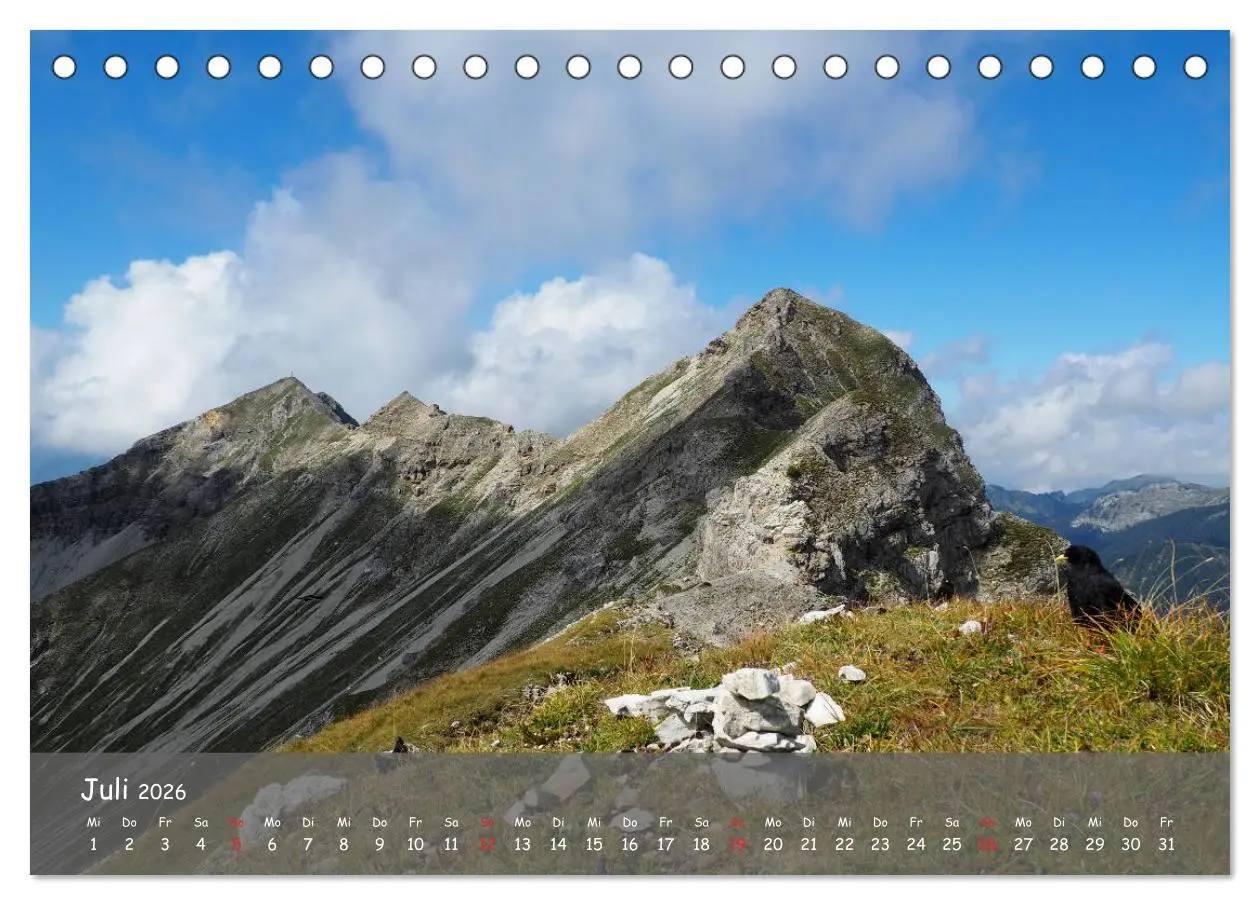 Bild: 9783457694701 | Ammergauer Alpen (Tischkalender 2026 DIN A5 quer), CALVENDO...