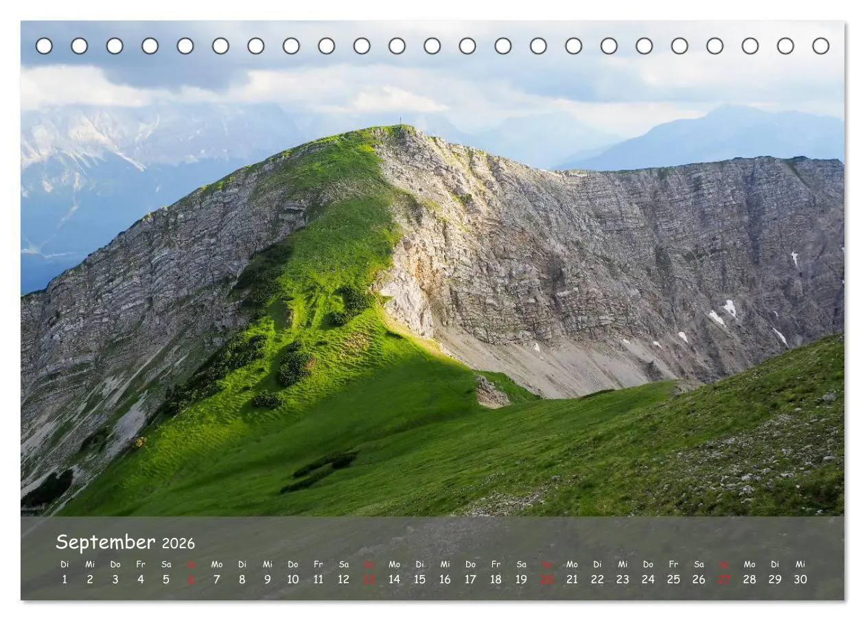Bild: 9783457694701 | Ammergauer Alpen (Tischkalender 2026 DIN A5 quer), CALVENDO...