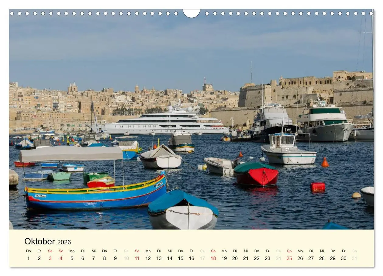 Bild: 9783516094701 | Malta und Gozo, Perlen im Mittelmeer (Wandkalender 2026 DIN A3...