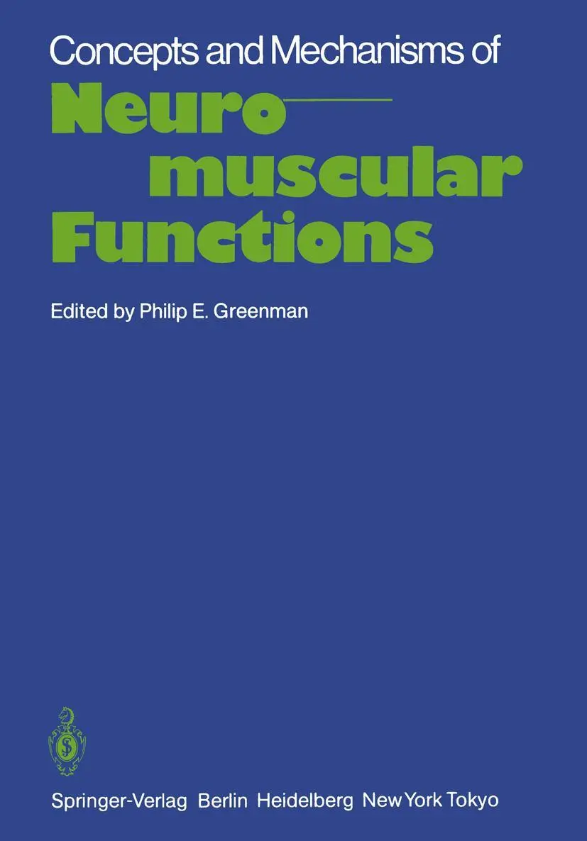 Cover: 9783540134701 | Concepts and Mechanisms of Neuromuscular Functions | P. E. Greenman