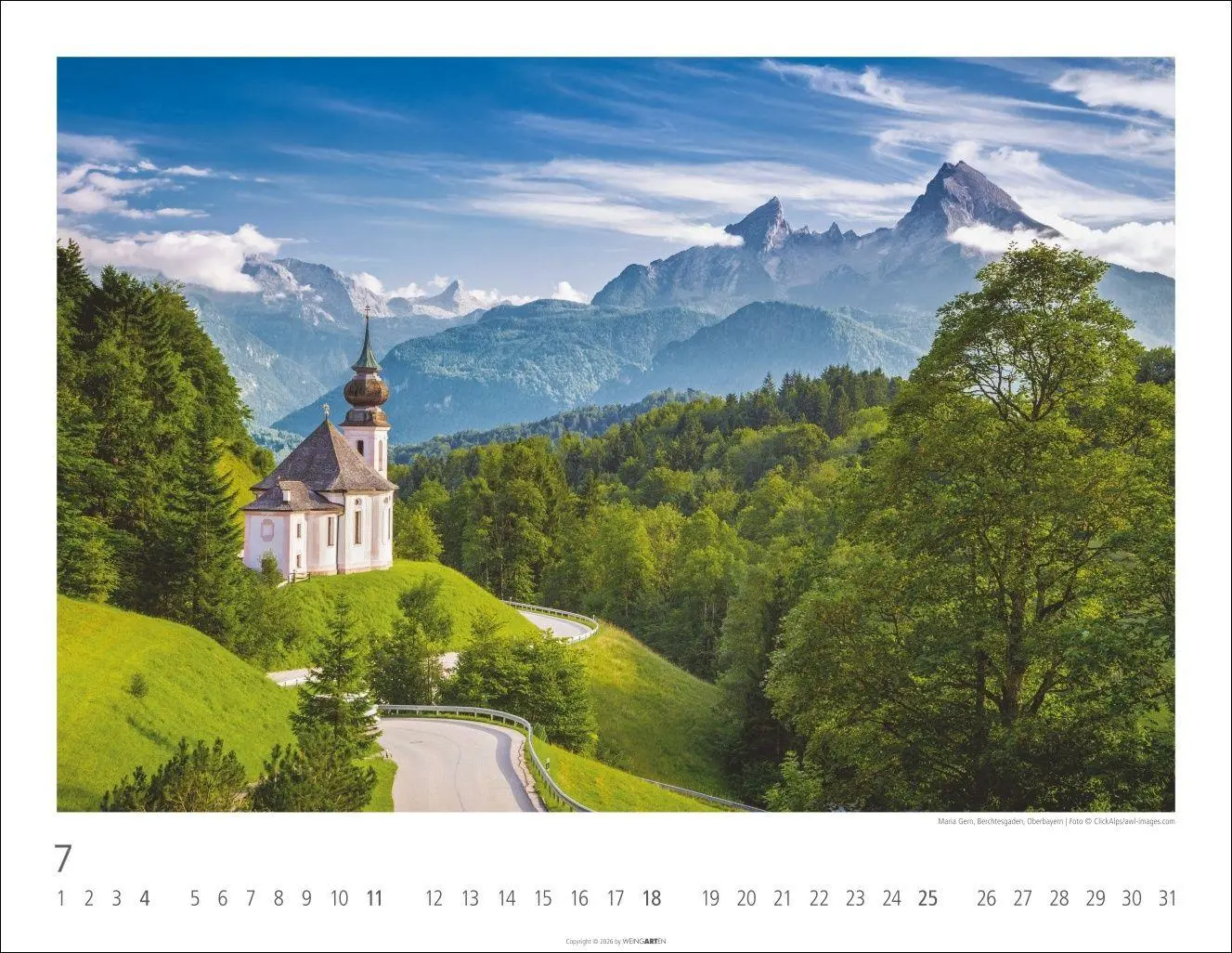 Bild: 9783839904701 | Bayern Kalender 2027 | Kalender | 14 S. | Deutsch | 2027 | Weingarten