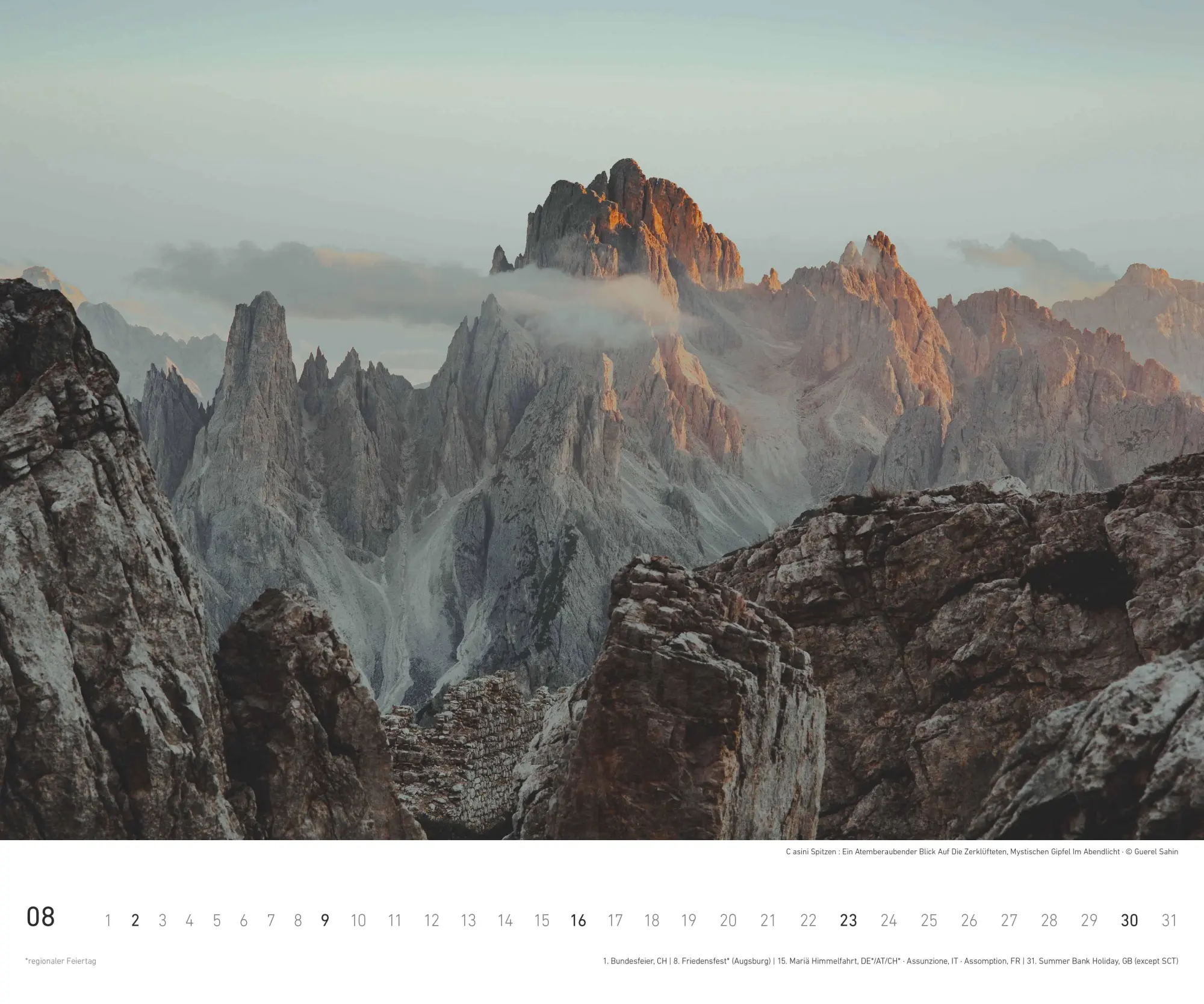 Bild: 4069095004801 | Escape | Guerel Sahin | Kalender | 14 S. | Deutsch | EAN 4069095004801