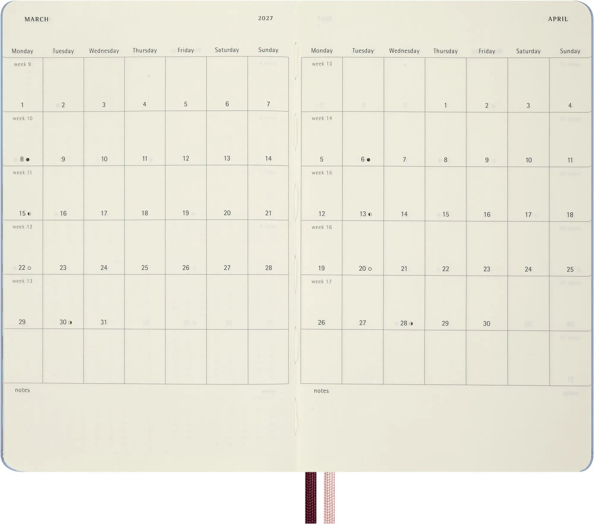 Bild: 8056999274801 | Moleskine Alice im Wunderland 12 Monate Tageskalender 2027, L/A5, 1...
