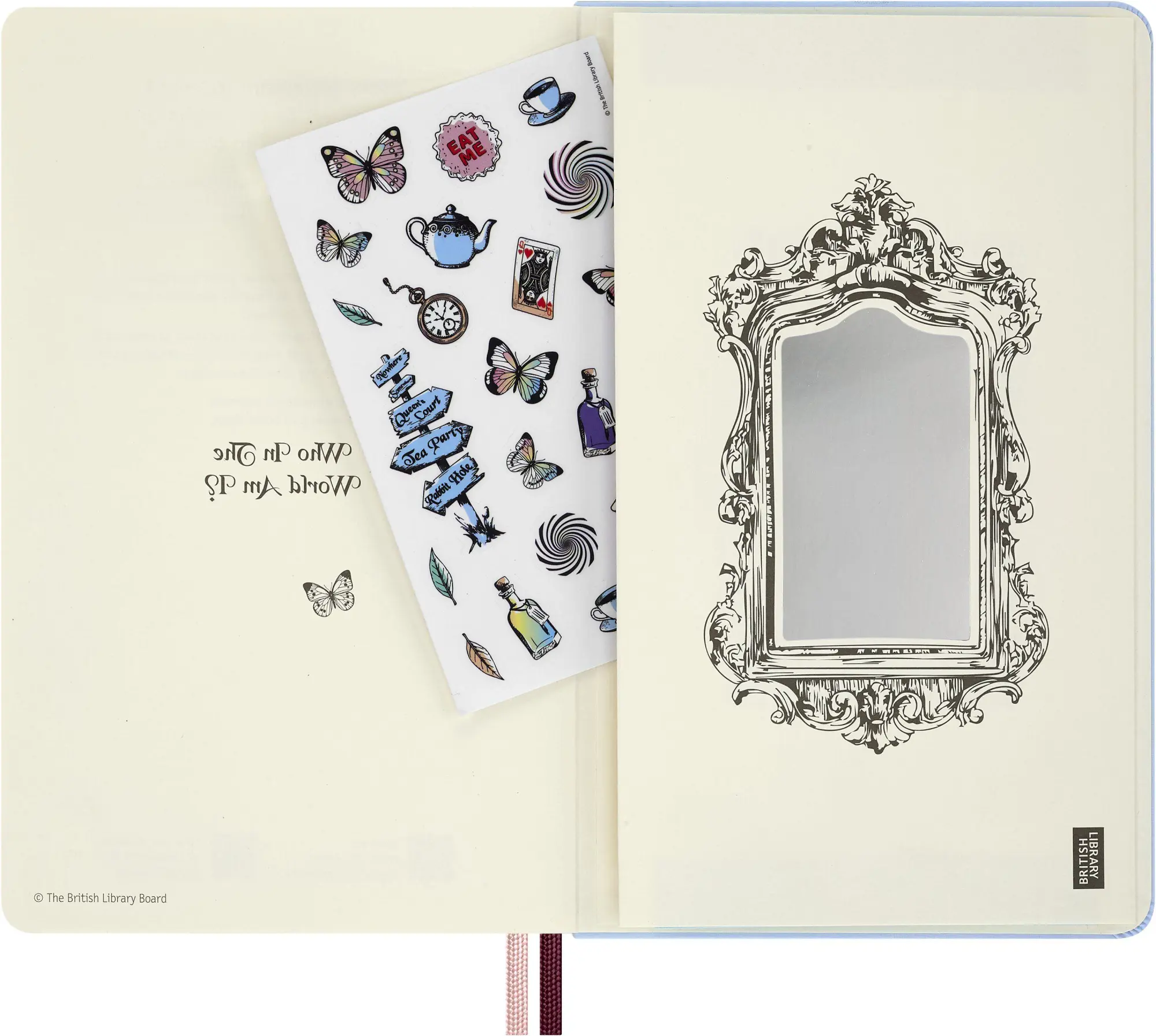 Bild: 8056999274801 | Moleskine Alice im Wunderland 12 Monate Tageskalender 2027, L/A5, 1...