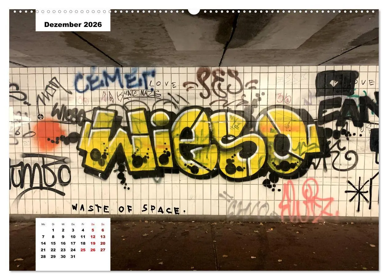 Bild: 9783457754801 | Hamburg Graffiti (Wandkalender 2026 DIN A2 quer), CALVENDO...