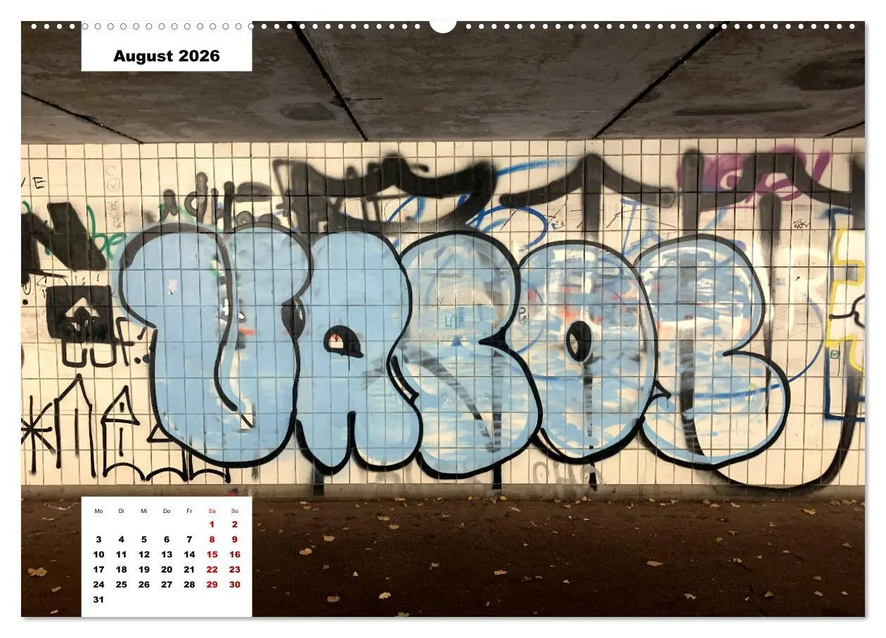 Bild: 9783457754801 | Hamburg Graffiti (Wandkalender 2026 DIN A2 quer), CALVENDO...