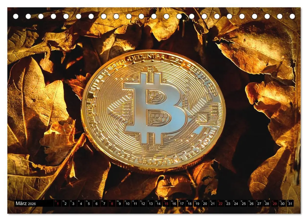 Bild: 9783457824801 | Bitcoins (Tischkalender 2026 DIN A5 quer), CALVENDO Monatskalender