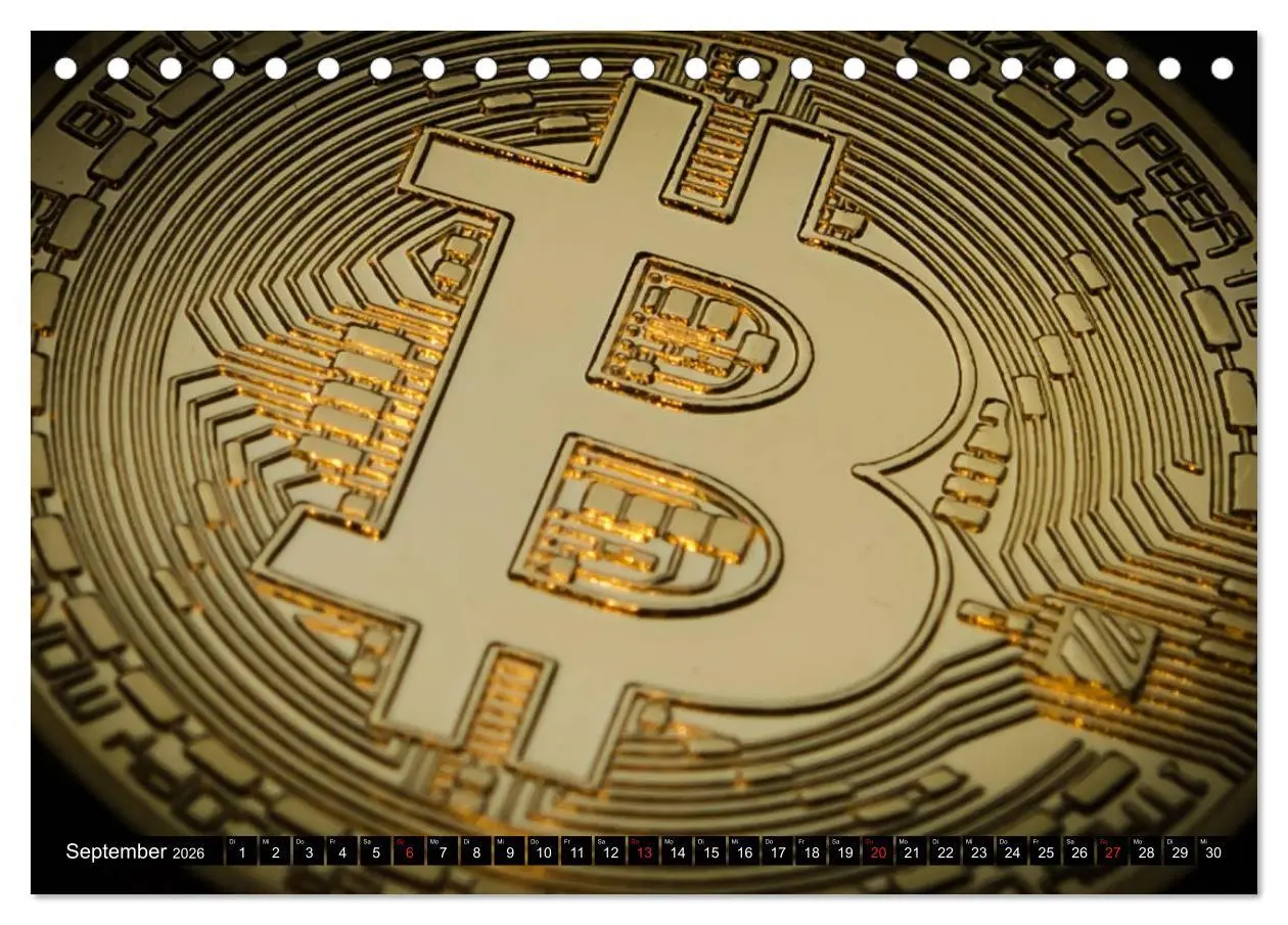 Bild: 9783457824801 | Bitcoins (Tischkalender 2026 DIN A5 quer), CALVENDO Monatskalender