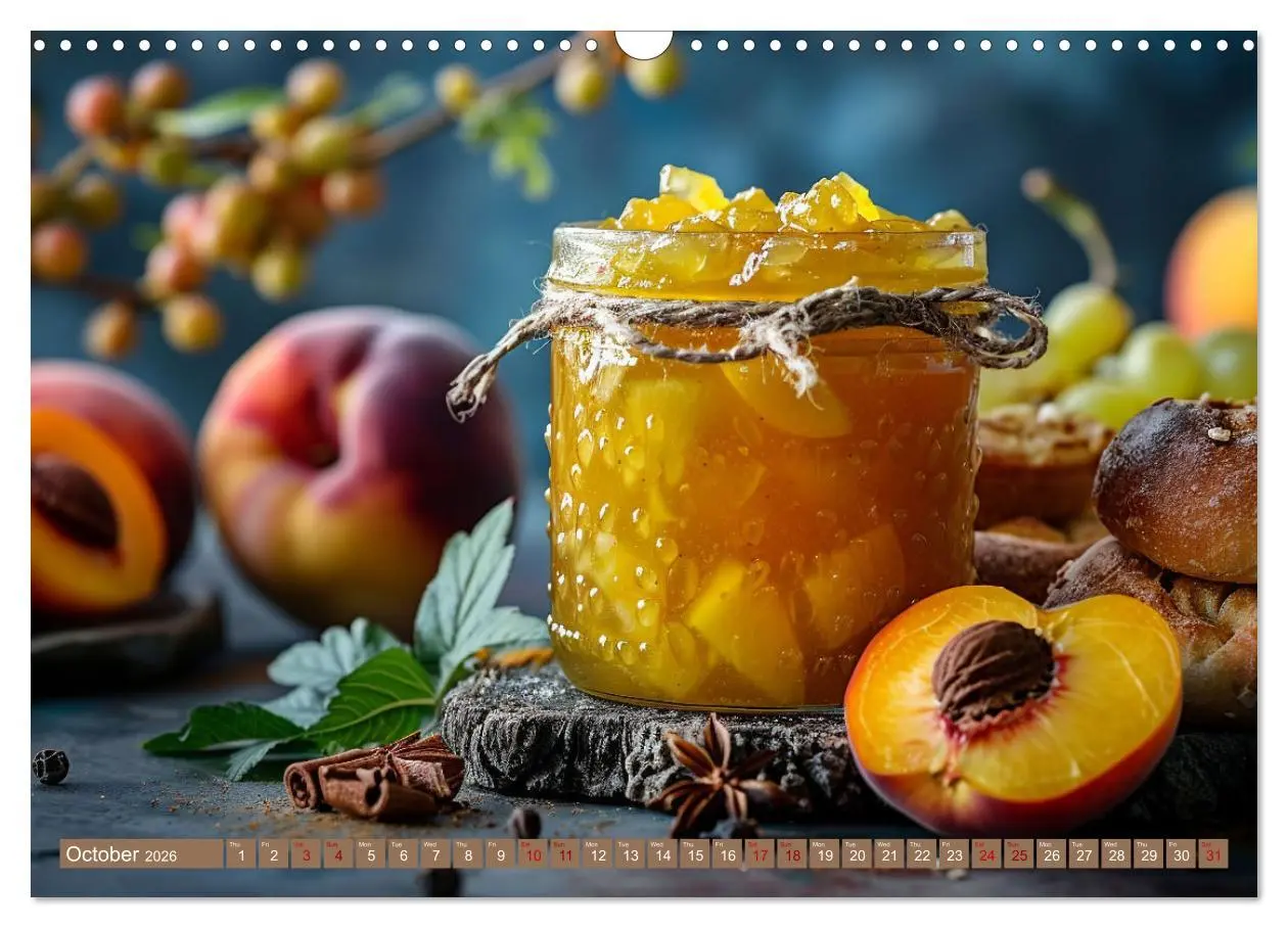 Bild: 9783516534801 | Fruit Paradise in a Jar (Wall Calendar 2026 DIN A3 landscape),...