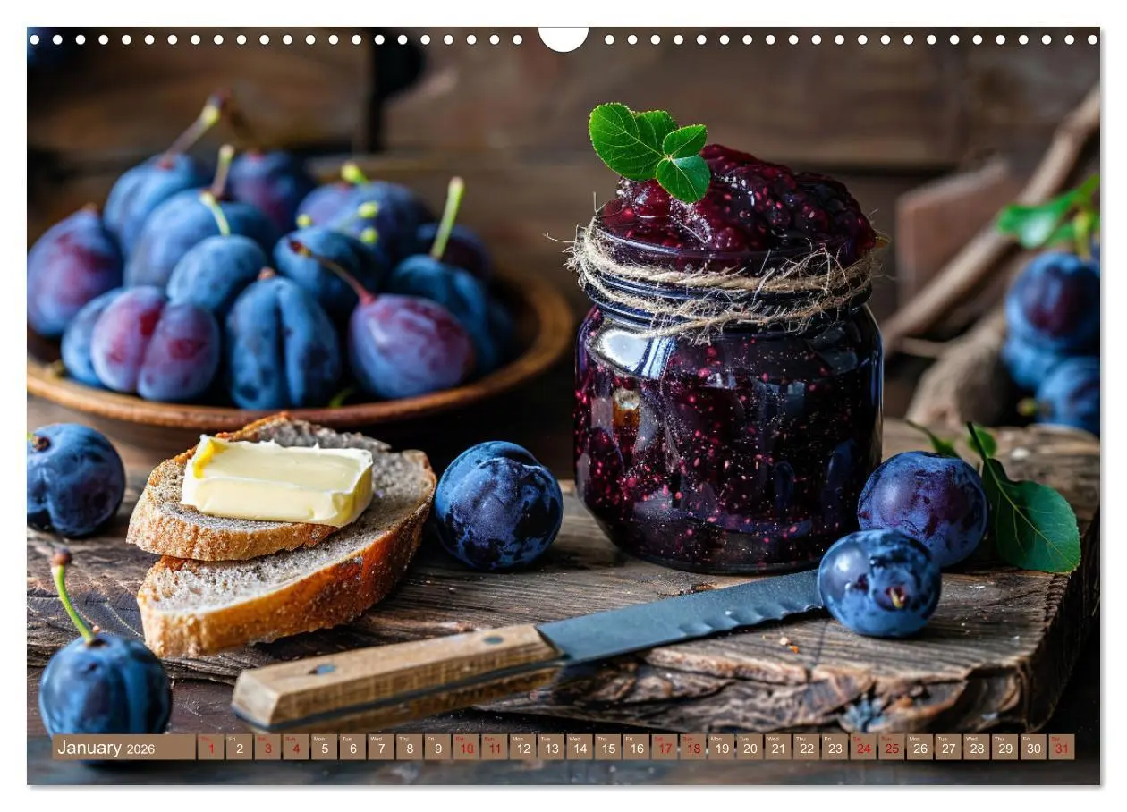 Bild: 9783516534801 | Fruit Paradise in a Jar (Wall Calendar 2026 DIN A3 landscape),...